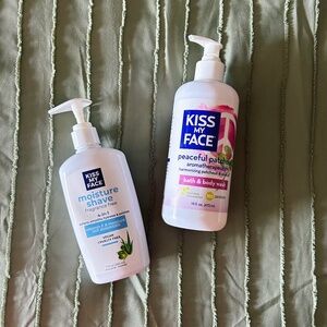 Kiss My Face Soap and Shaving Cream Bundle - New!